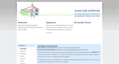 Desktop Screenshot of nak-weiler.de